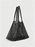 Lightweight Hollow Mesh Daily Shopping Shoulder Tote