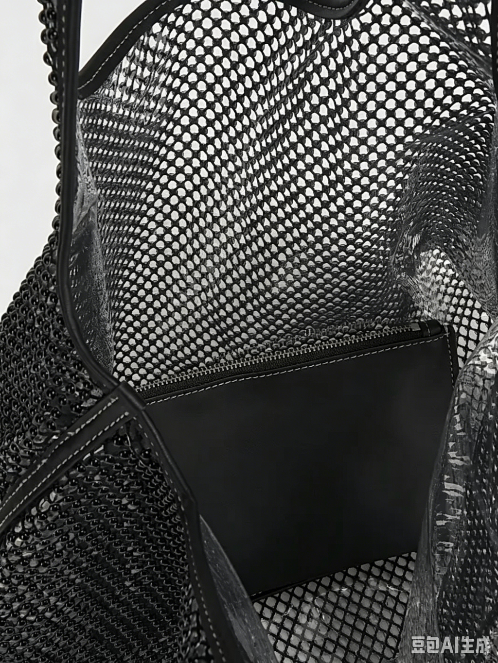Lightweight Hollow Mesh Daily Shopping Shoulder Tote