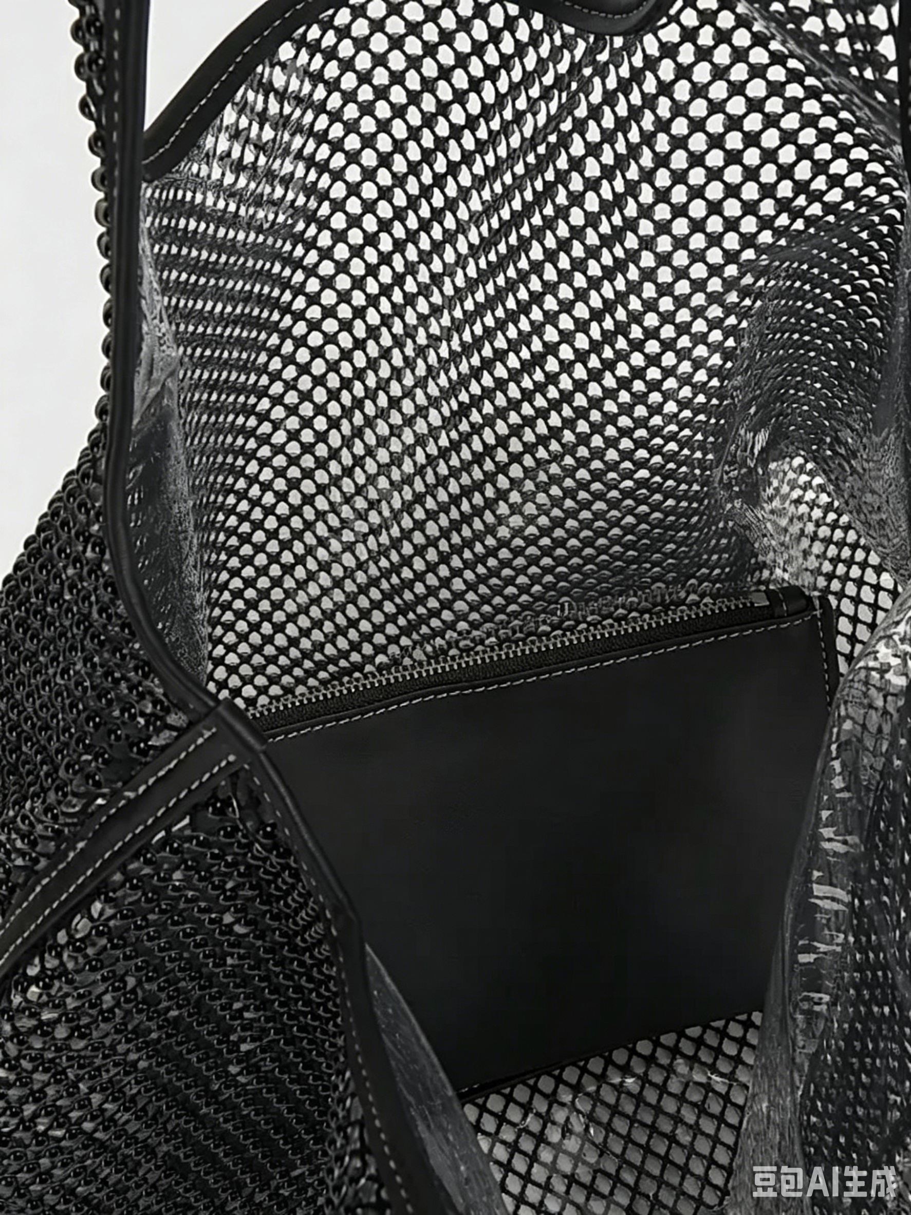 Lightweight Hollow Mesh Daily Shopping Shoulder Tote