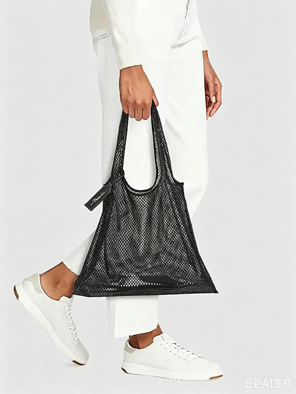 Lightweight Hollow Mesh Daily Shopping Shoulder Tote