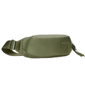Olive Green Multi-Compartment Adjustable Strap Outdoor Fanny Pack
