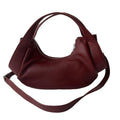 Three-Tone Grain Multi-Wear Soft Slouchy Crescent Shoulder Bag