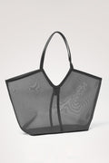 Trapezoidal Breathable Mesh Large Carryall Tote Bag