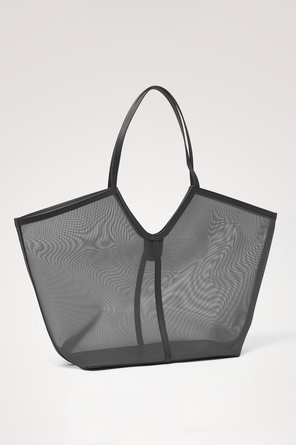 Trapezoidal Breathable Mesh Large Carryall Tote Bag