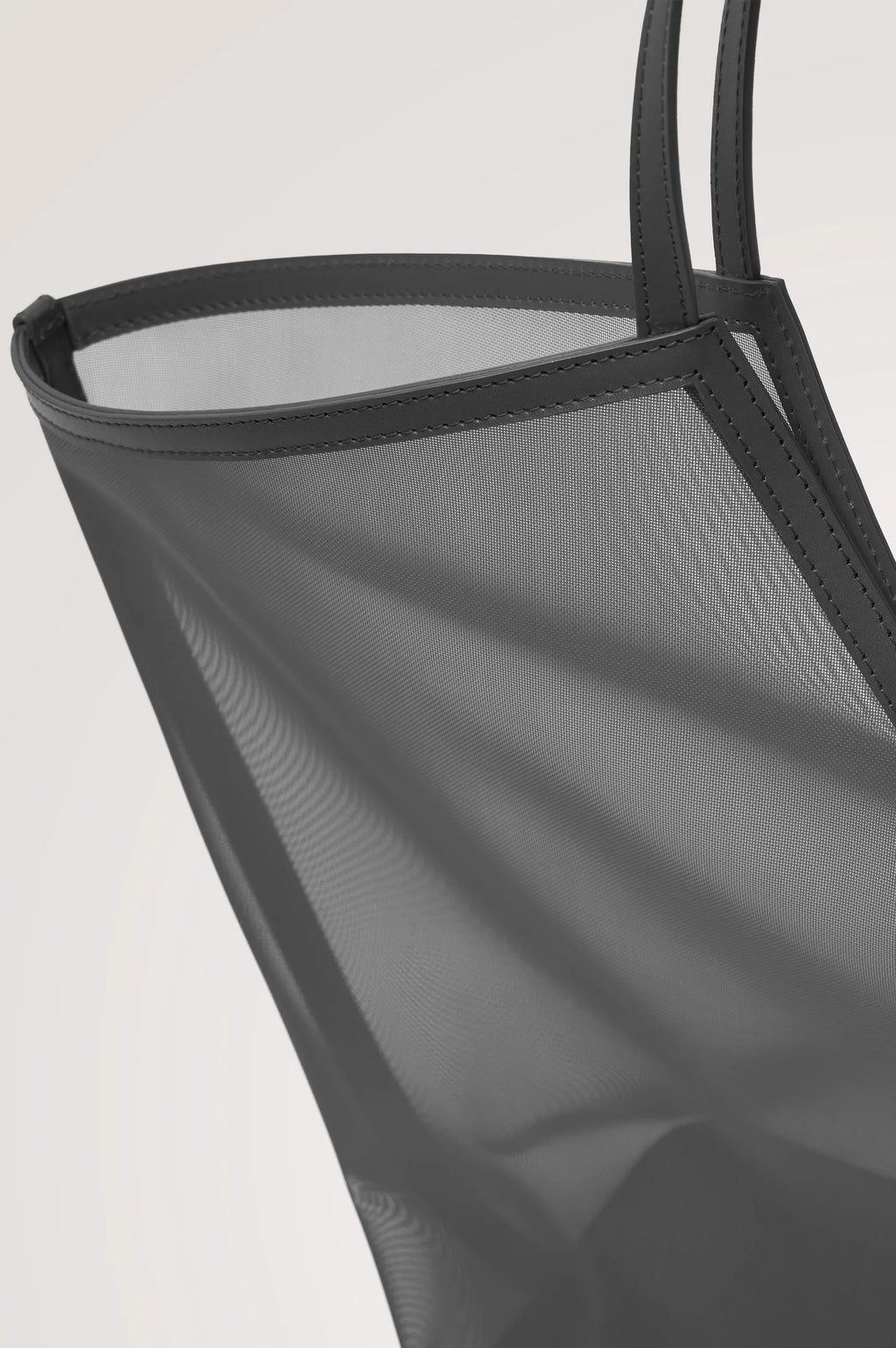 Trapezoidal Breathable Mesh Large Carryall Tote Bag